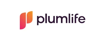 Logo for plumlife, featuring a stylized