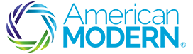 American Modern logo with a circular design and blue text.