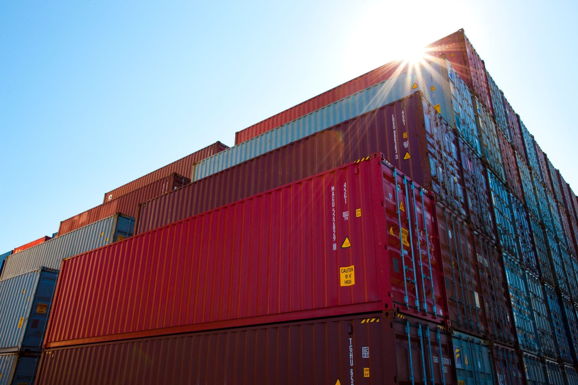 Cargo-worthy containers in California and Nevada
