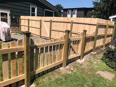 Brown Fence - Durhamville, NY - Helmer’s Complete Tree & Landscape