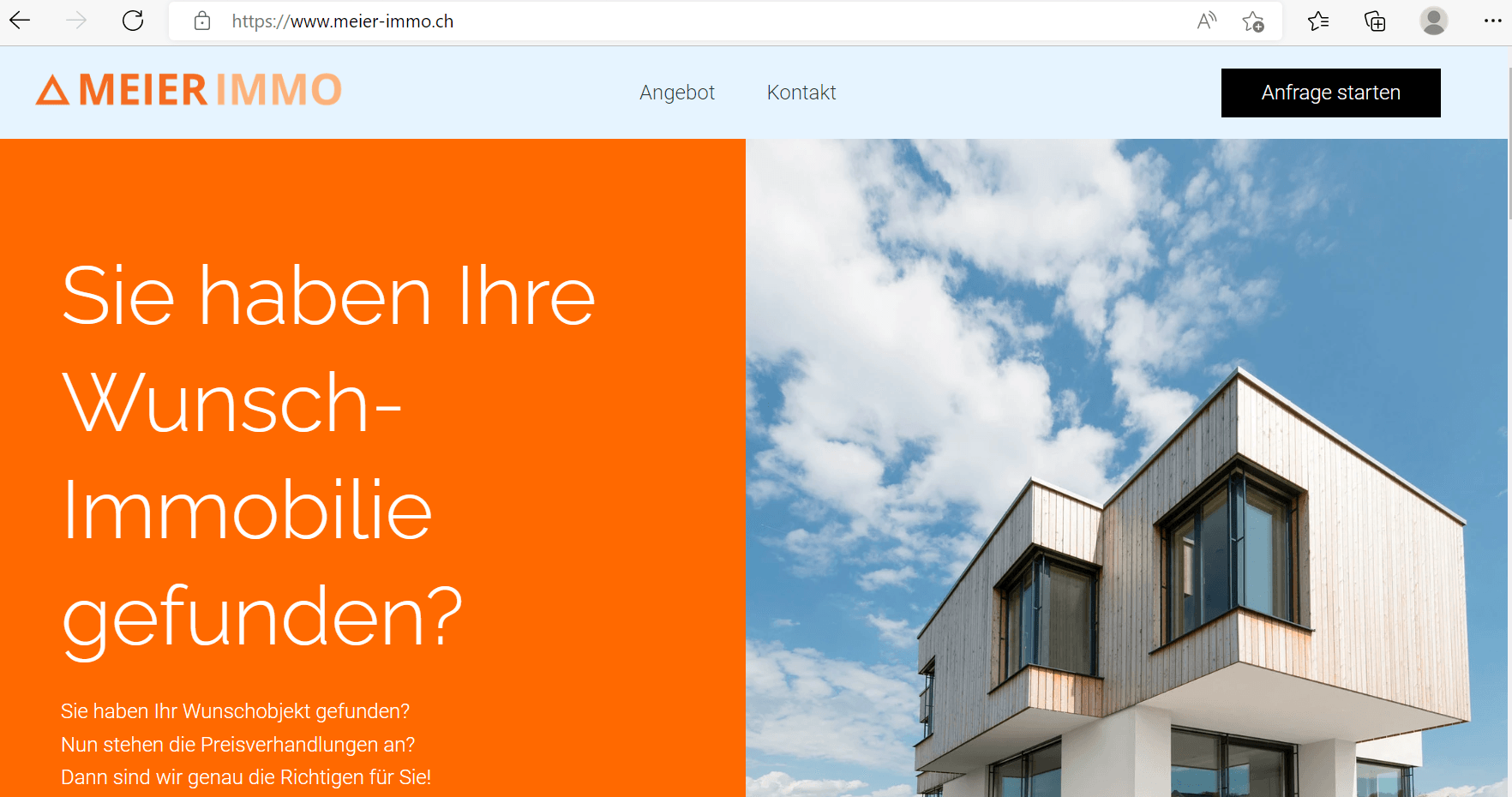 Website Meier Immo