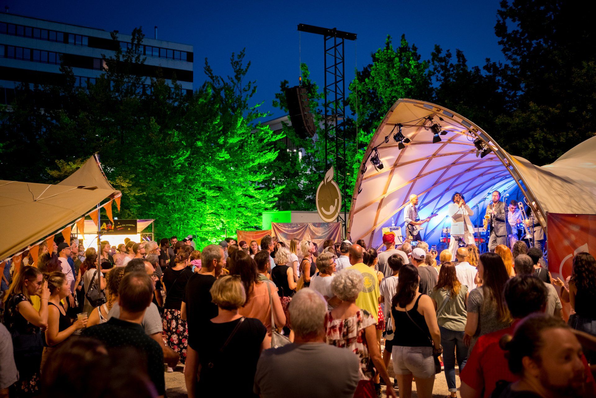 Night Festival with Lights