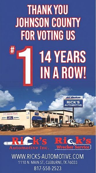 Advertisement for Rick's Automotive, Inc.
