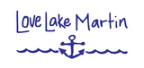 A dark blue logo reading 