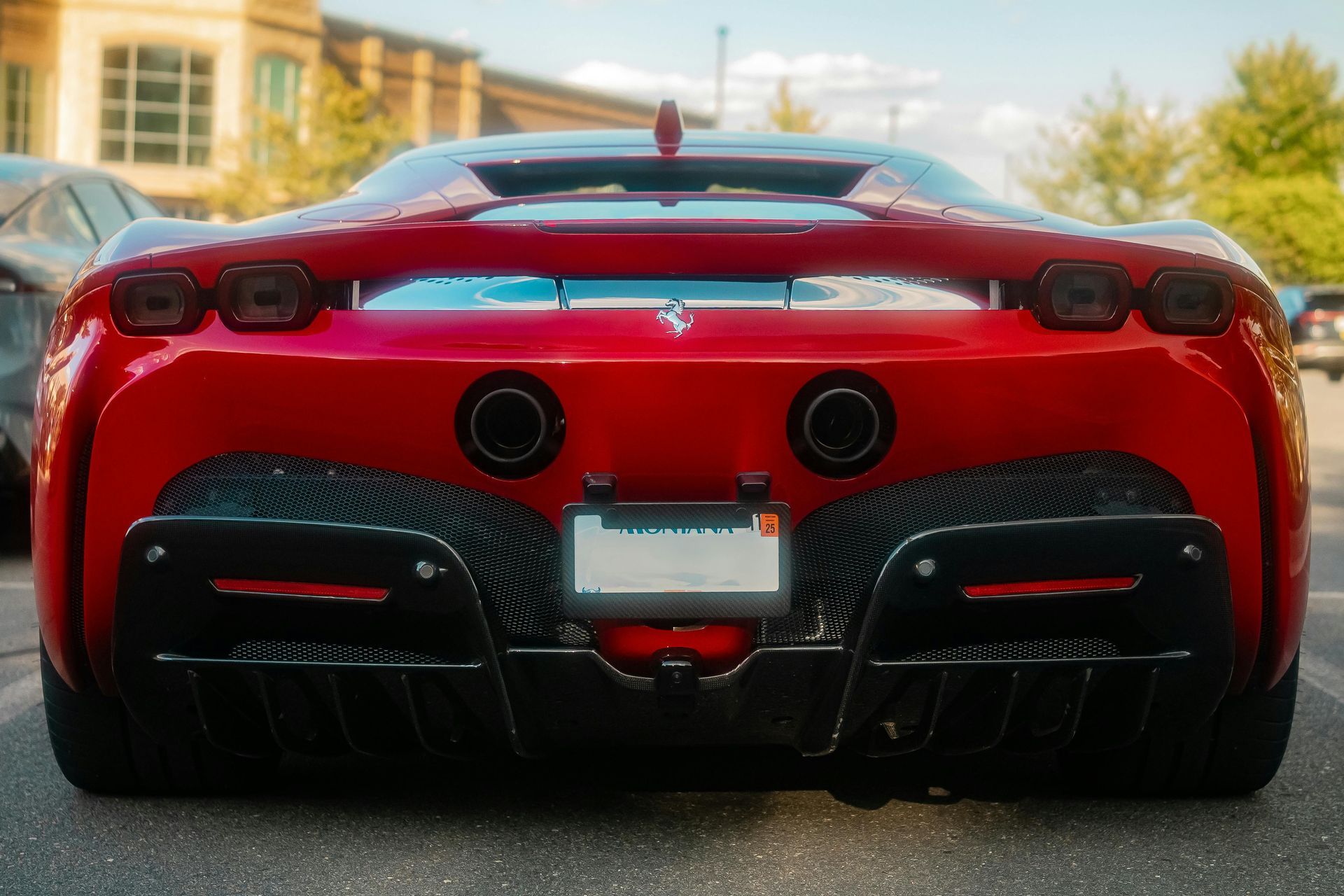 Exotic car shipping UK — Ferrari prepared for international supercar transport from London by The Supercar Mover