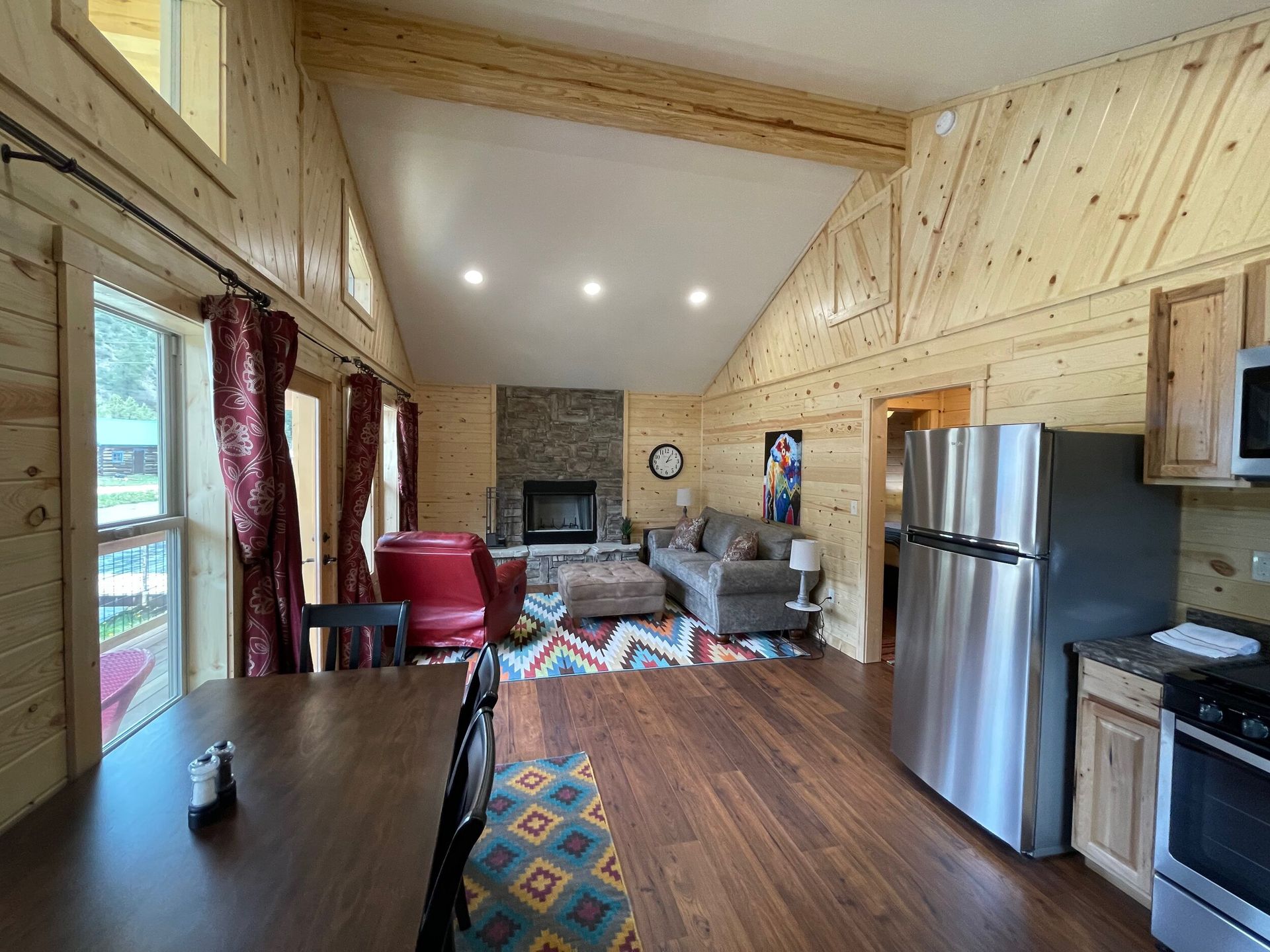 kitchen and table