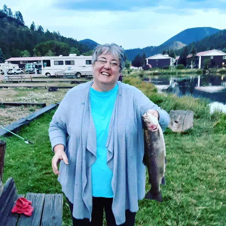 Woman with a fish