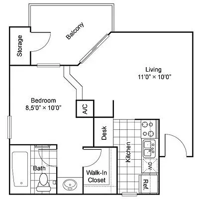 Studio Floorplan