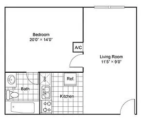 Duval Court 1bd:1ba