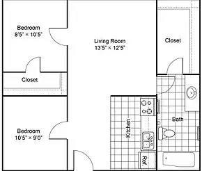Greenwood Square - 1 Bedroom 1 Bathroom