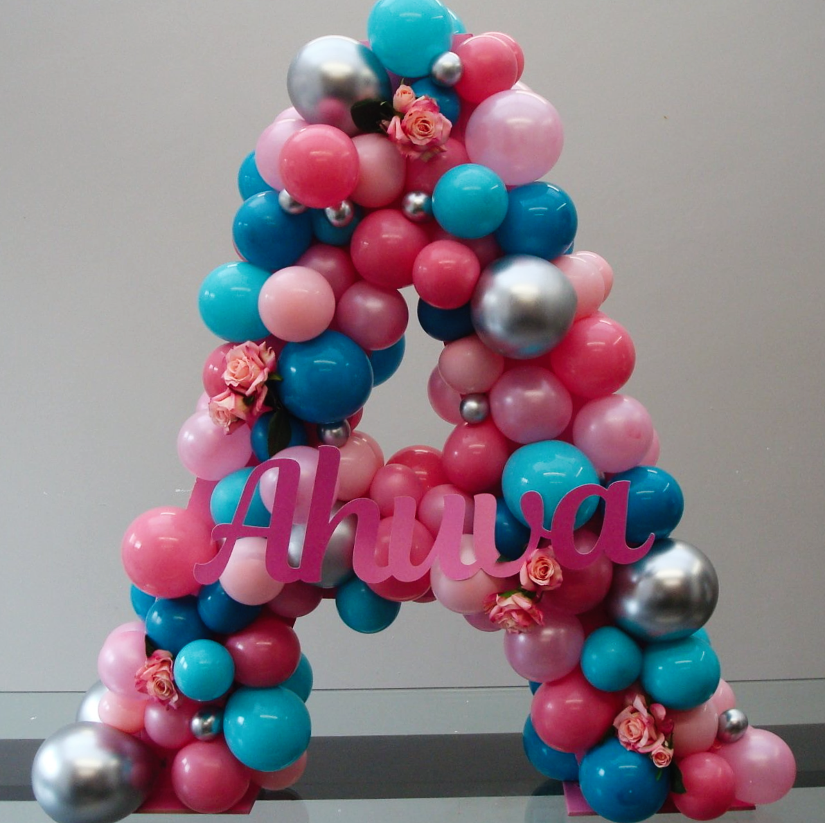 Bespoke Balloon Letter, Balloon Initial, Personalised Balloon Letter, Birthday, Present, Gateshead Balloon Letter
