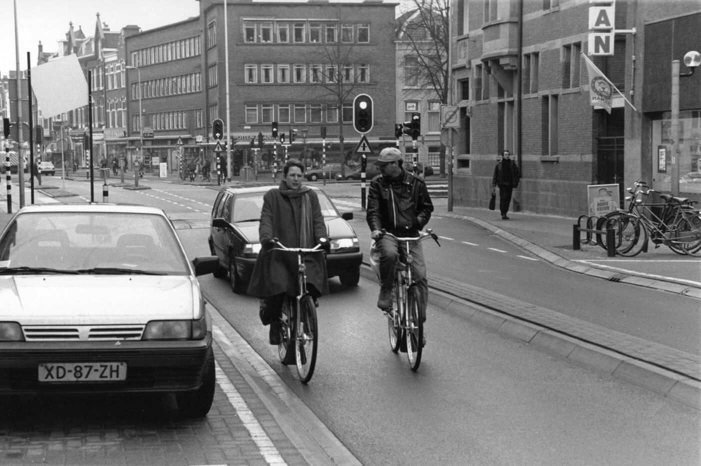 Fietsstraat Utrecht vroeger