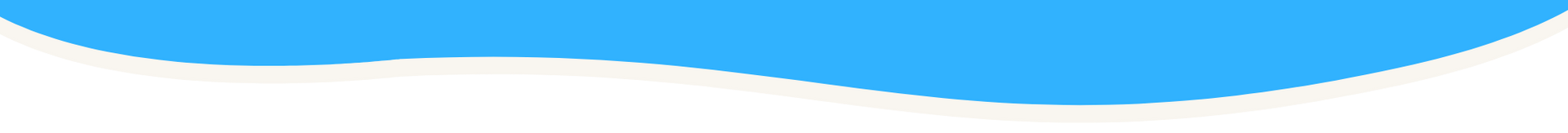 Blue curved banner header with a white background.