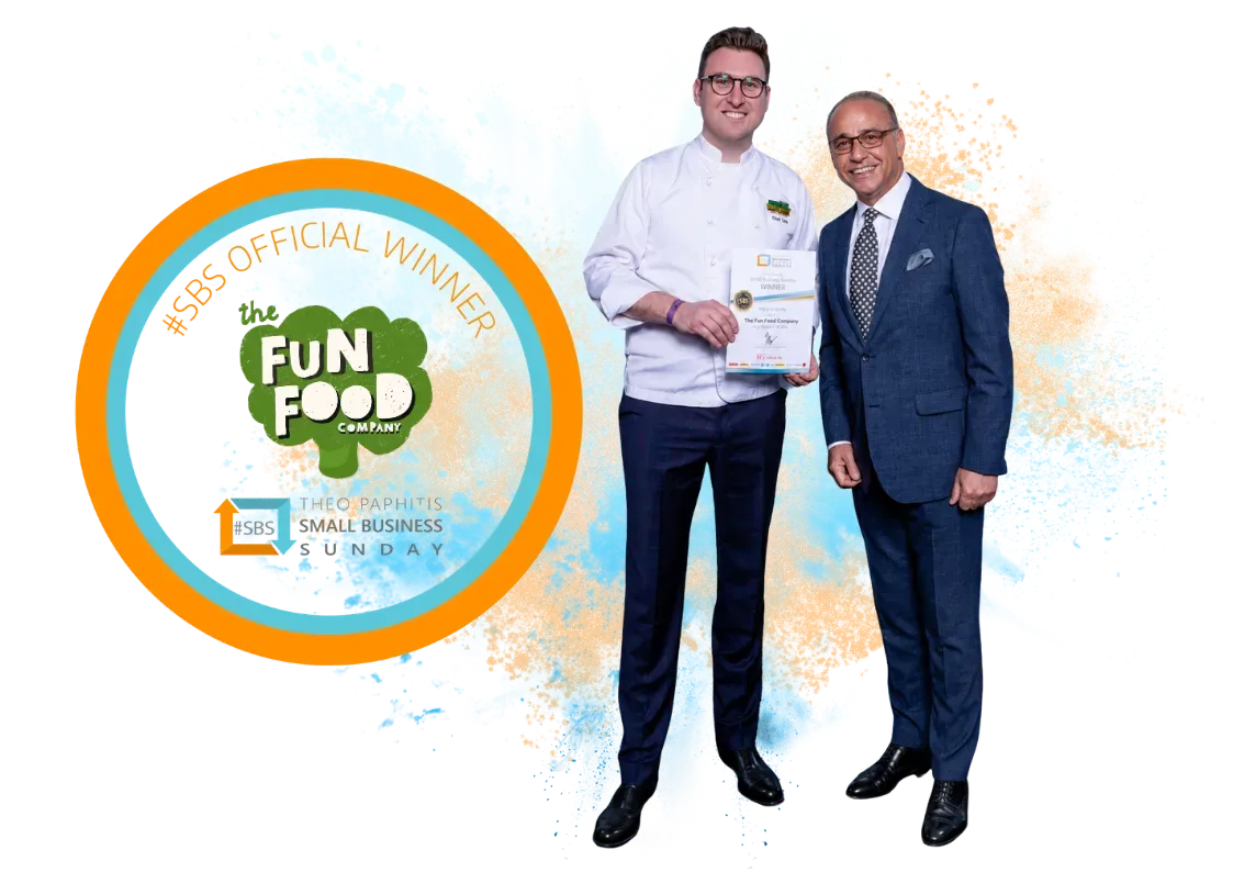 Fun Food Company Small Business Sunday award winner