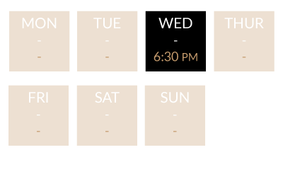 Class dates at Revolve Fitness