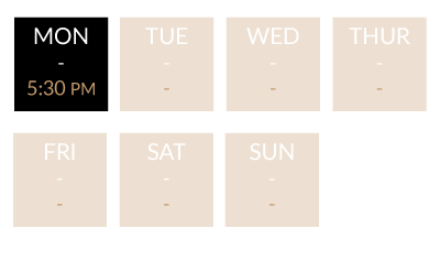 Class dates at Revolve Fitness