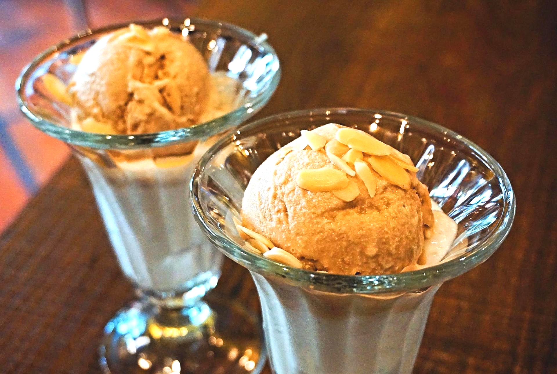 Gula Melaka Coconut Ice Cream (house specialty) at Chulia Court