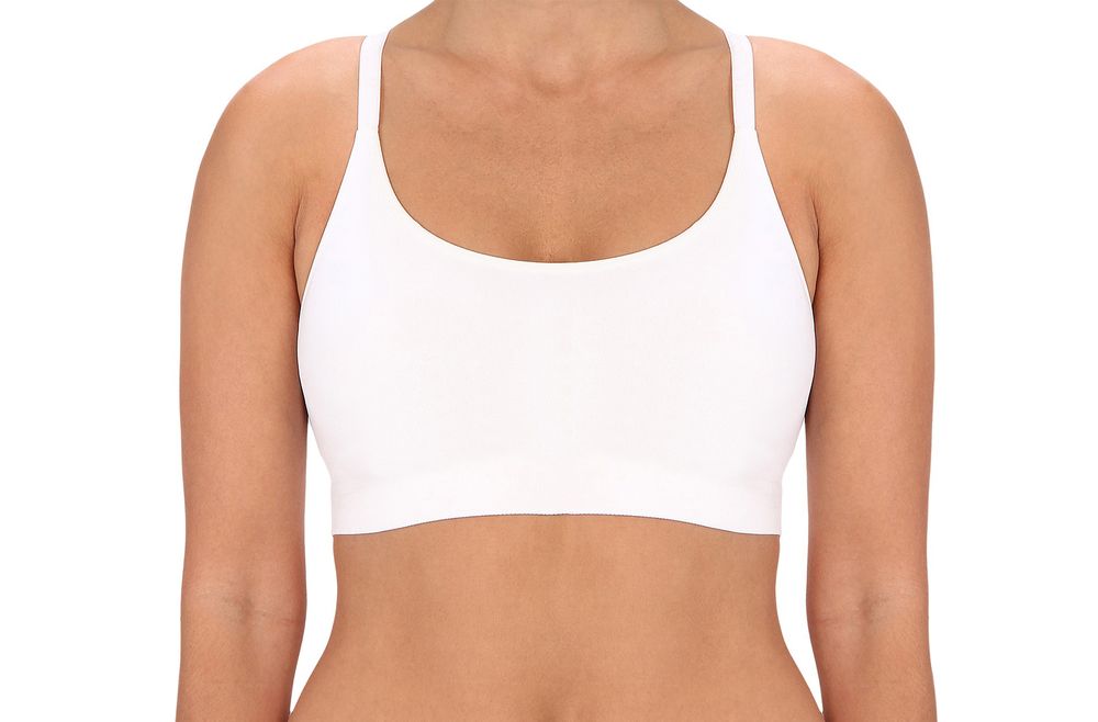 White Sports Bra on a Person's Torso — Shona's Lingerie in Hermit Park, QLD