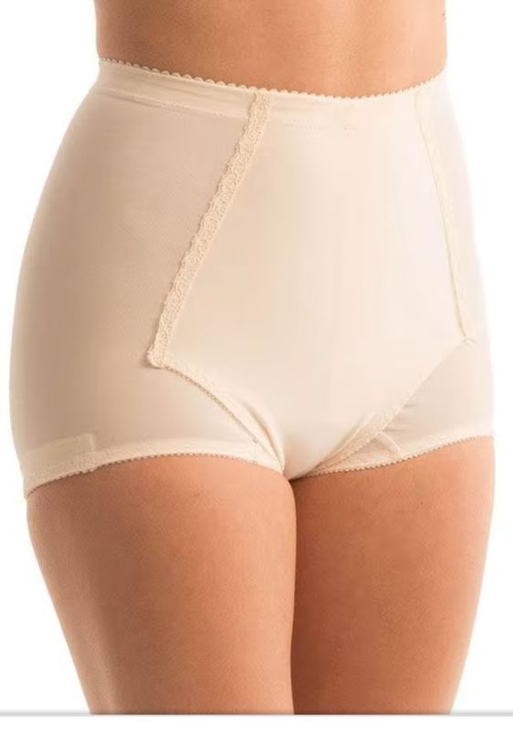 Off-white High-waisted Shapewear Briefs on a Person — Shona's Lingerie in Hermit Park, QLD