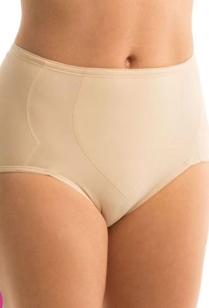 Beige High-waisted Shapewear Briefs — Shona's Lingerie in Hermit Park, QLD