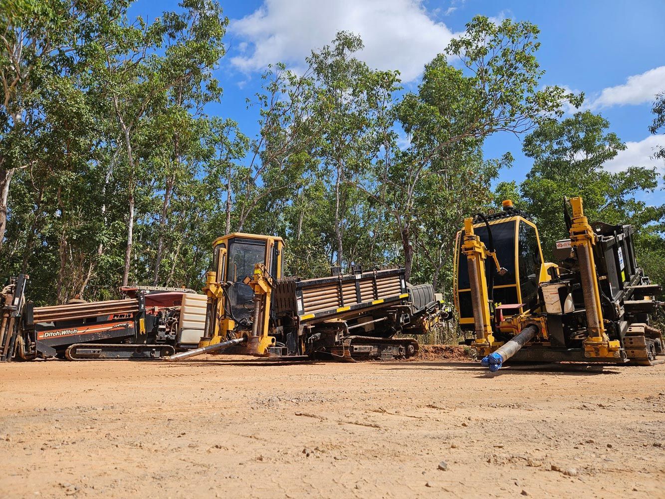 Excavator for Directional Drilling — Austar Underground Services in Girraween, NT