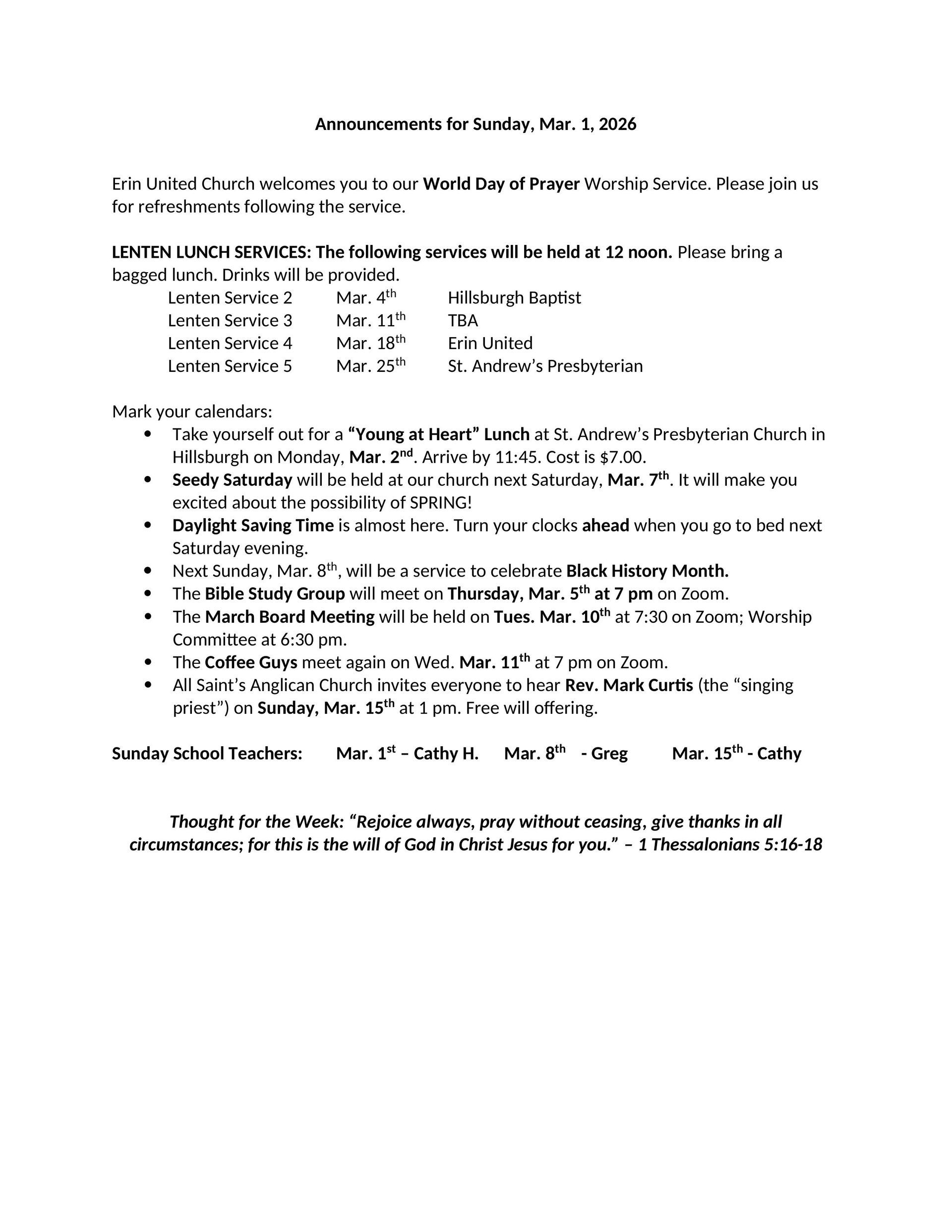 Blurry black-and-white screenshot of a typed document with headings, bullet points, and a small table.