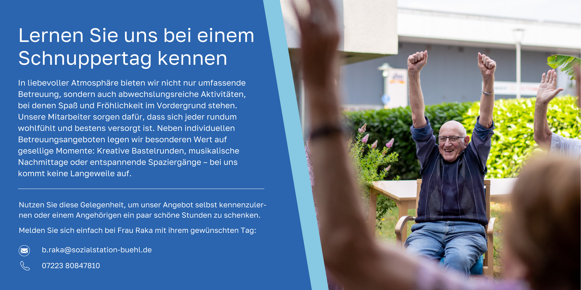 Schnuppertag in unserer Tagespflege in Bühl