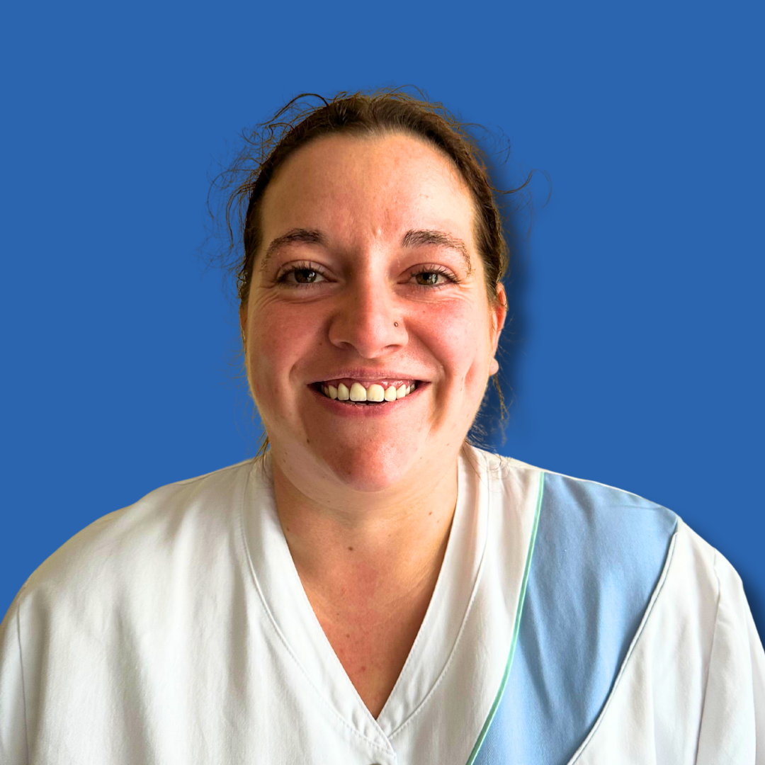 Carina Uhrig  ist Pflegefachkraft bei der Sozialstation Rastatt