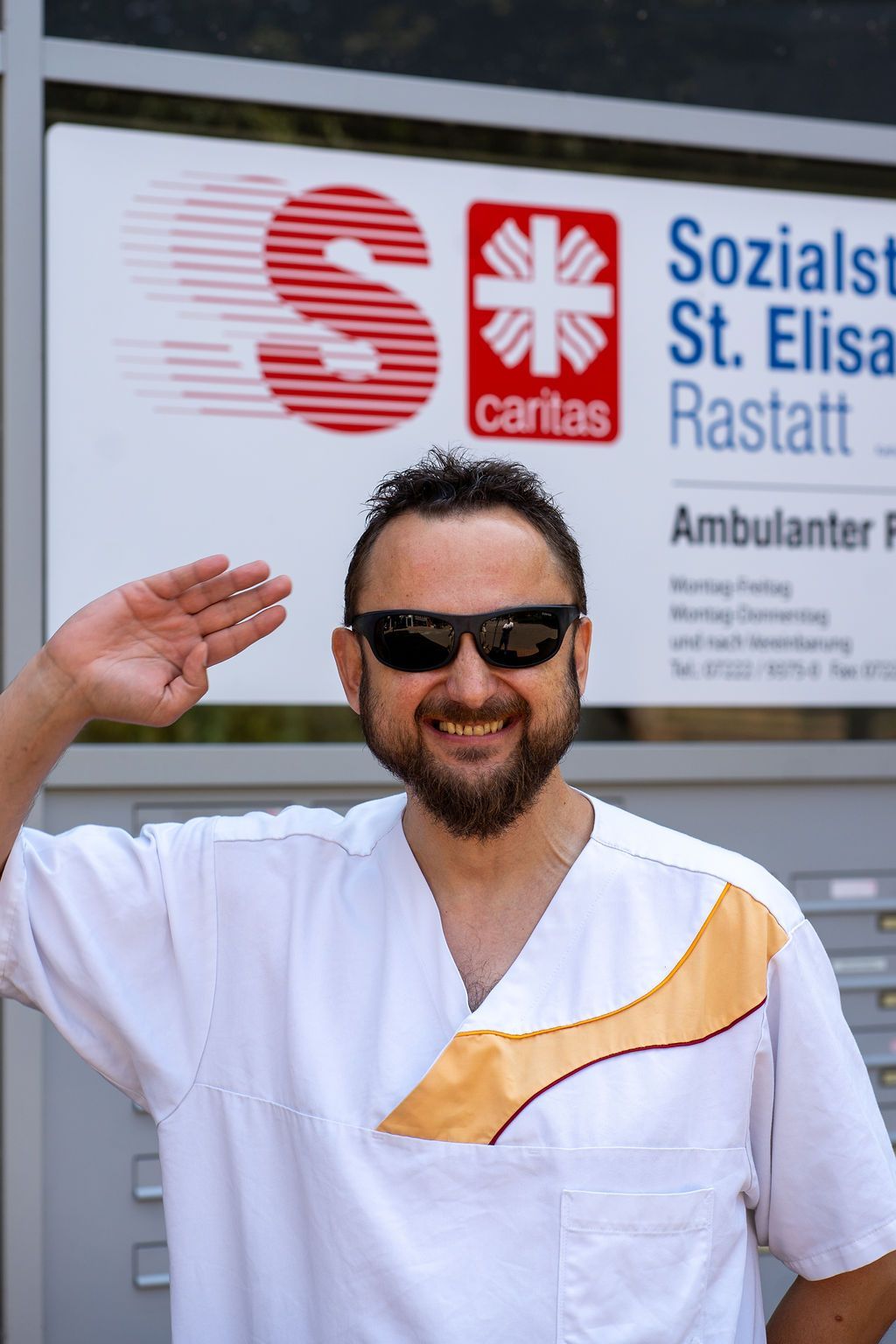 Peter Semper ist Pflegefachkraft bei der Sozialstation Rastatt