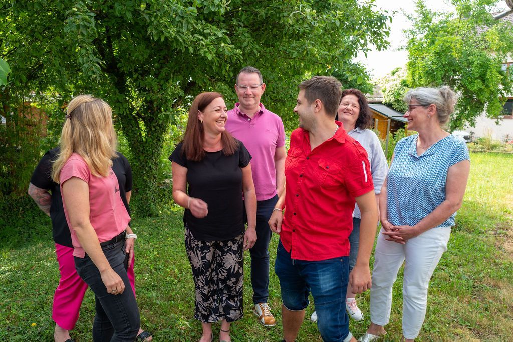 Team der Sozialstation St. Elisabeth Bühl im Garten