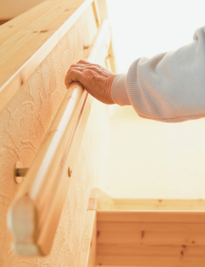 Sicher Treppen Steigen im Alter