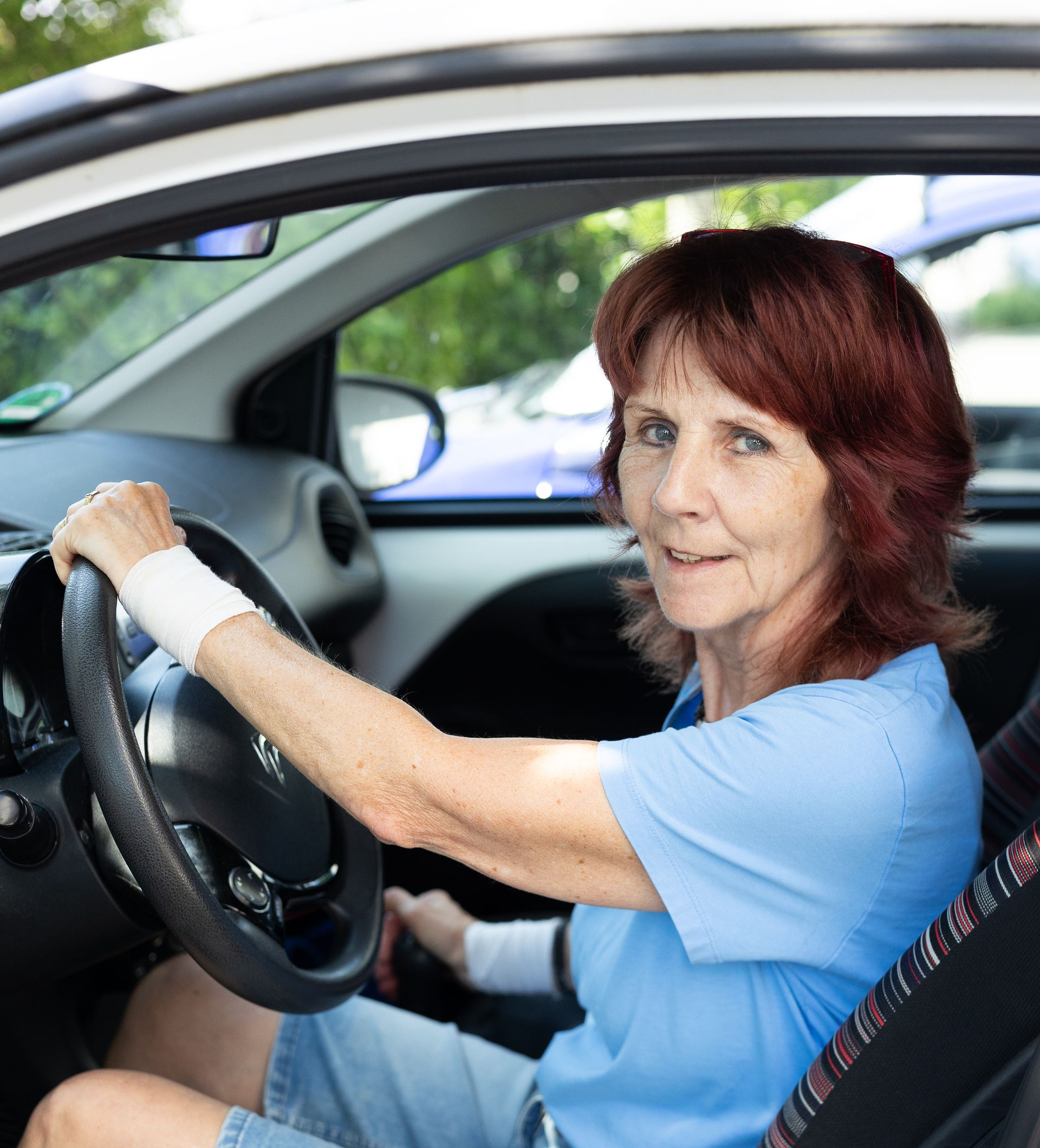 Karin Kögel ist Fahrerin für unseren Menüservice