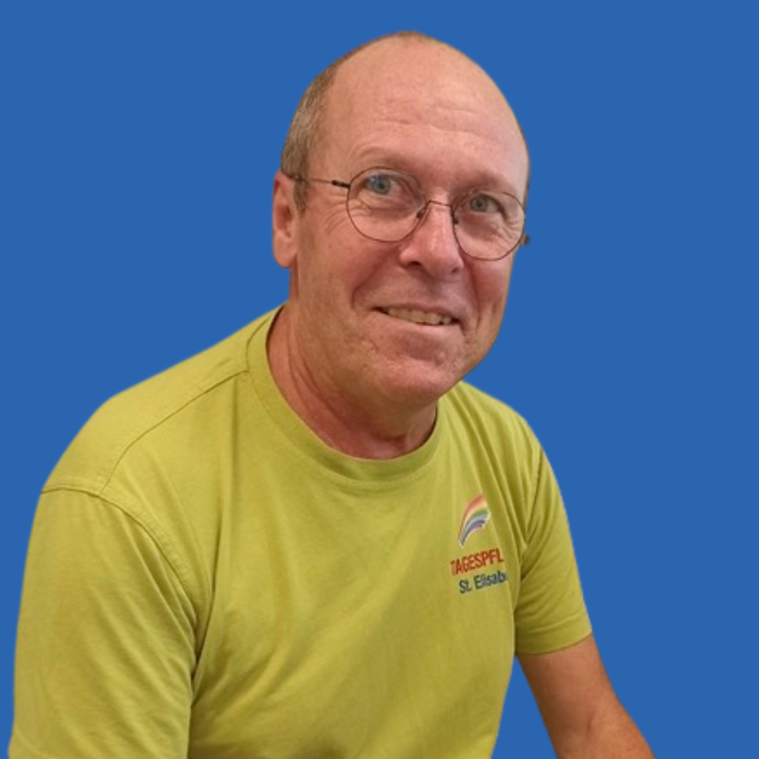 Thomas Kleiner ist Betreuungskraft bei der Tagespflege Bühl