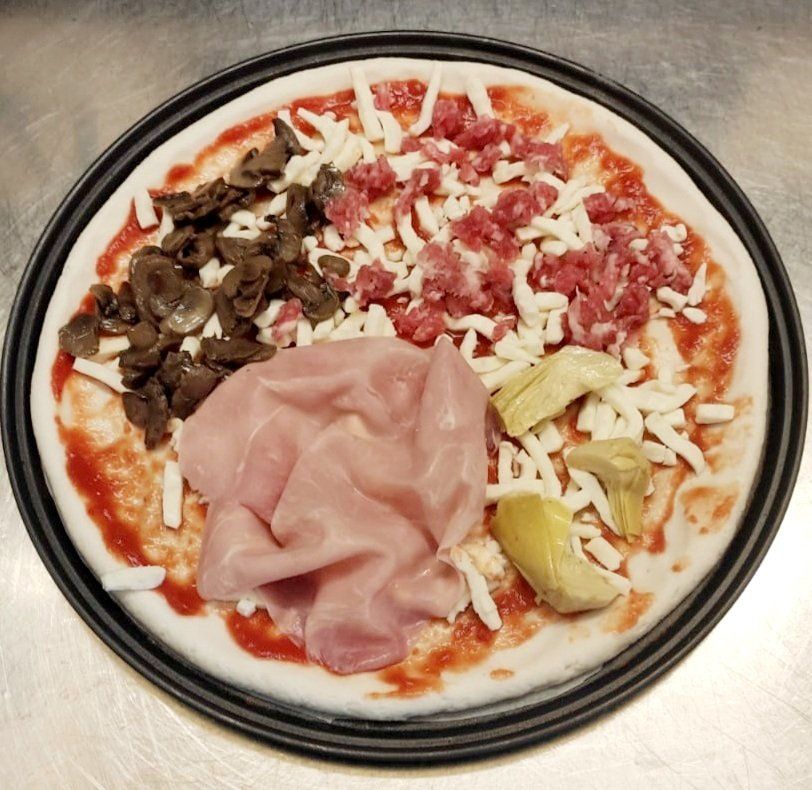 ampia scelta di pizze gluten free
