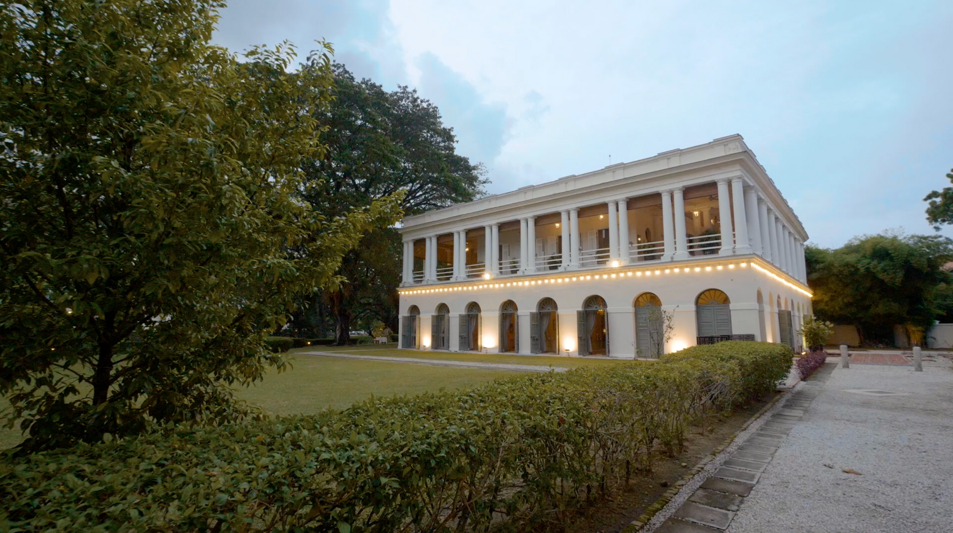 Suffolk House Penang at dusk — heritage fine dining in Georgetown