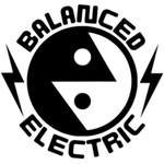 Black and white logo: Yin-yang symbol, 