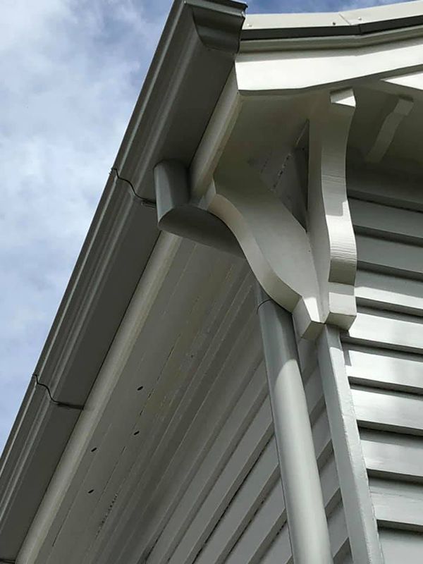 A Close Up Of A Gutter On The Side Of A House — Gutters in Toowoomba, QLD