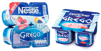 Imagem de embalagem de iogurte Grego