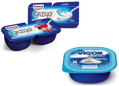 Imagem de embalagem de iogurte Grego