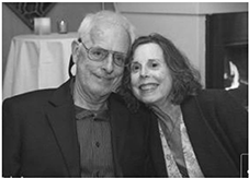 Tom Schulte, Board Member of Adath Yeshurun Synagogue, with his wife