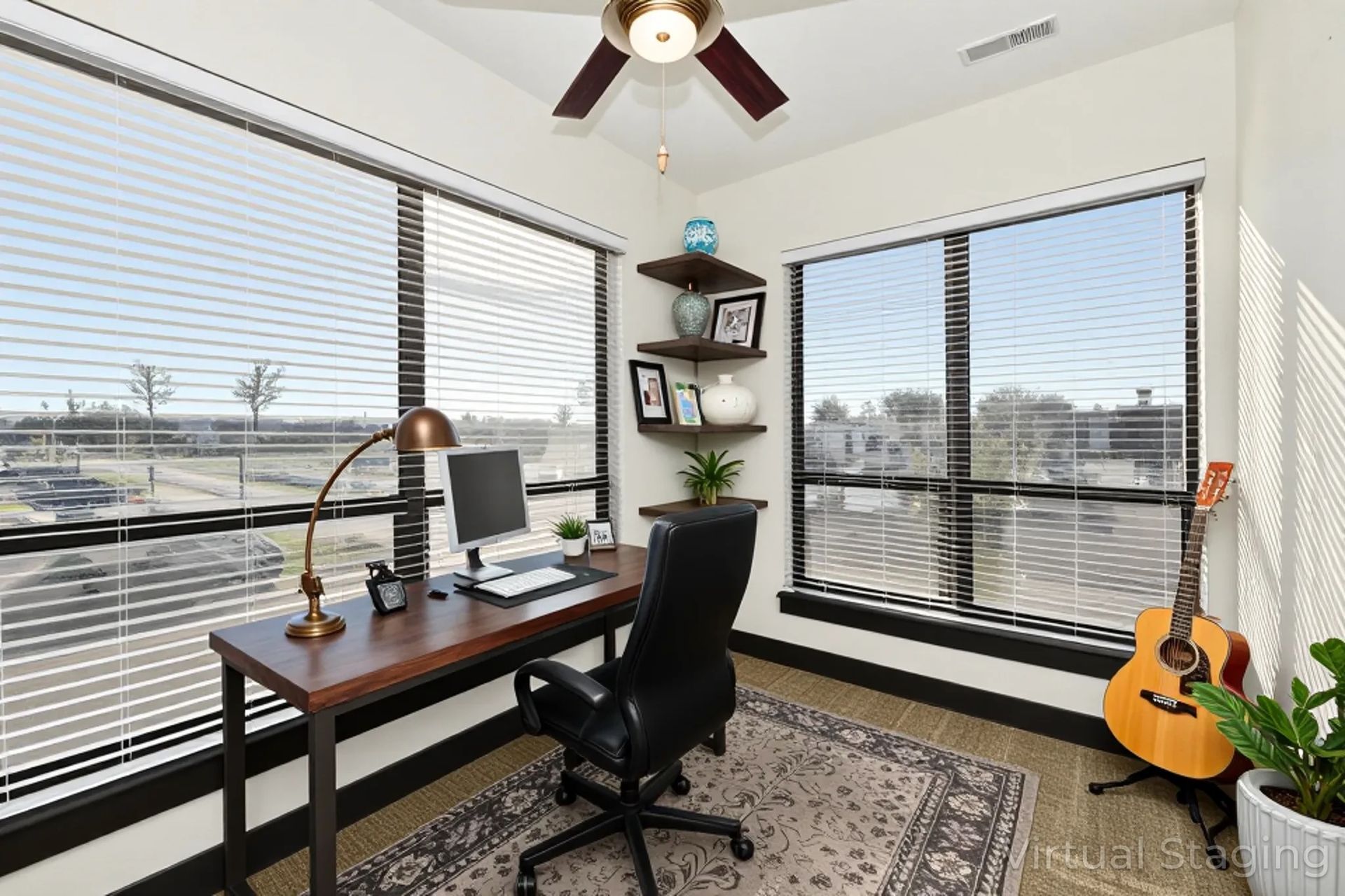 Virtual Staging of Home Office