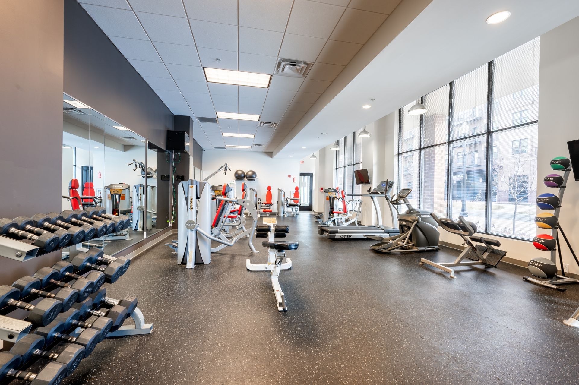 Well-Equipped Fitness Center