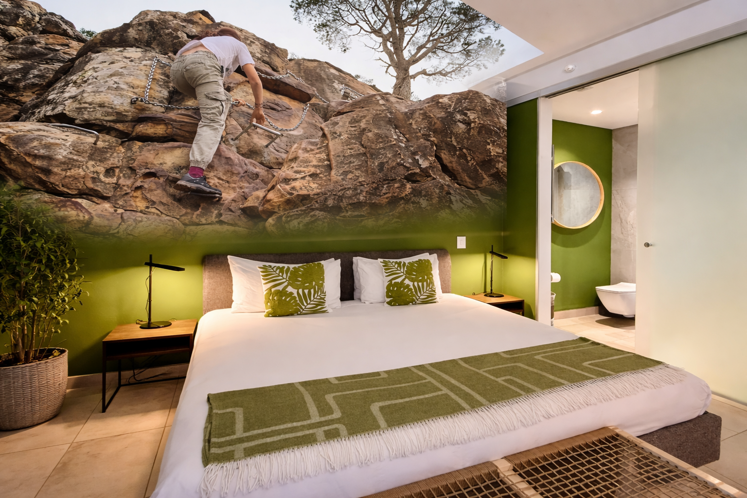 Open-plan apartment at 117 on Strand with city and Table Mountain views
