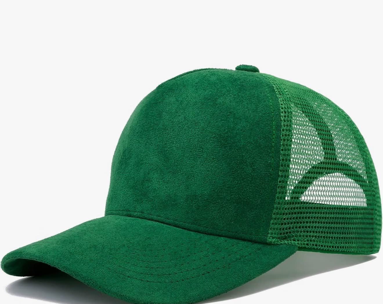 Faux Suede Ball Cap's