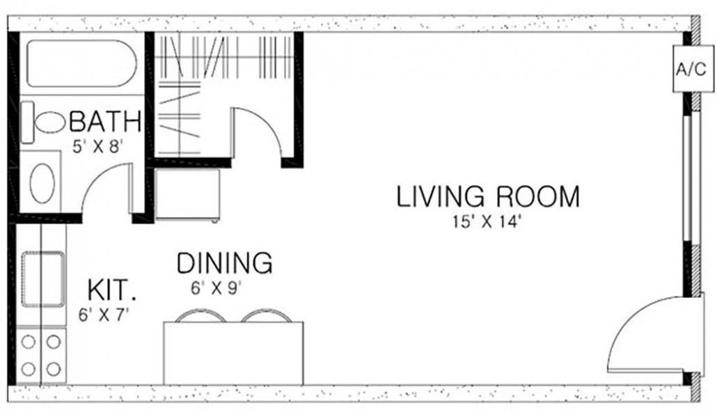 Studio floor plan