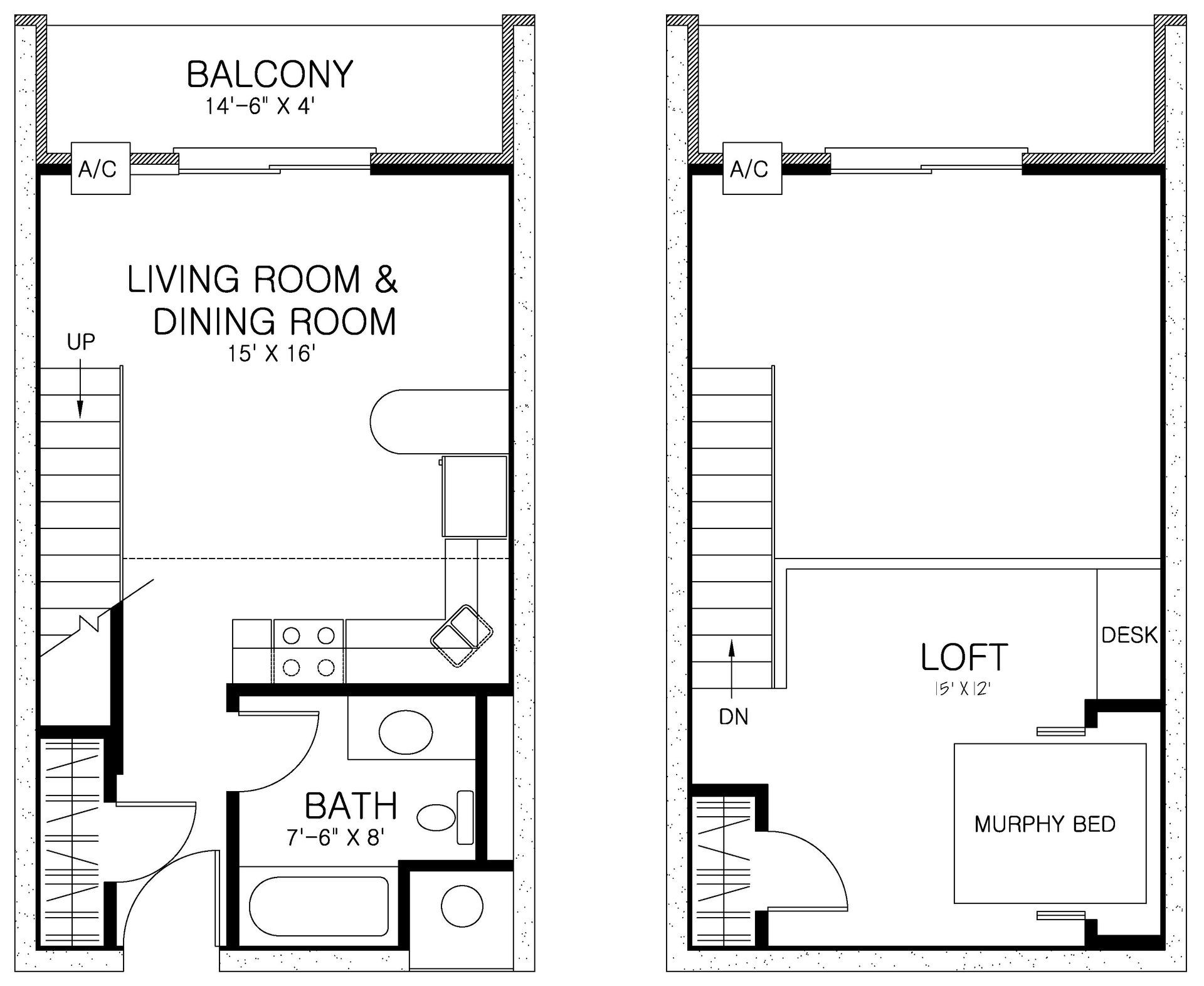 Loft floor plan