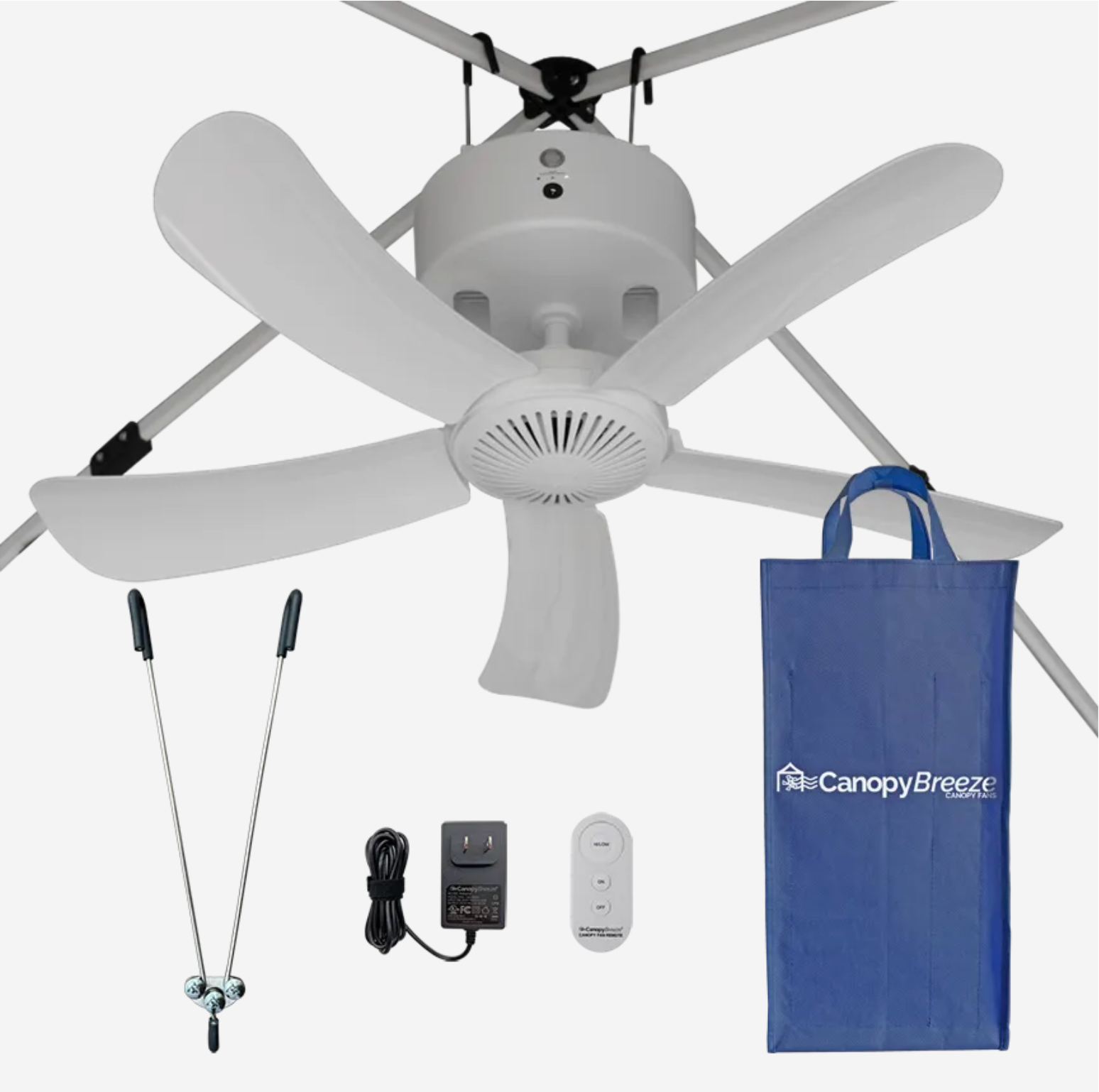 Canopy Breeze CB40 4-Hour Rechargeable Canopy Fan | Portable Outdoor Event Cooling