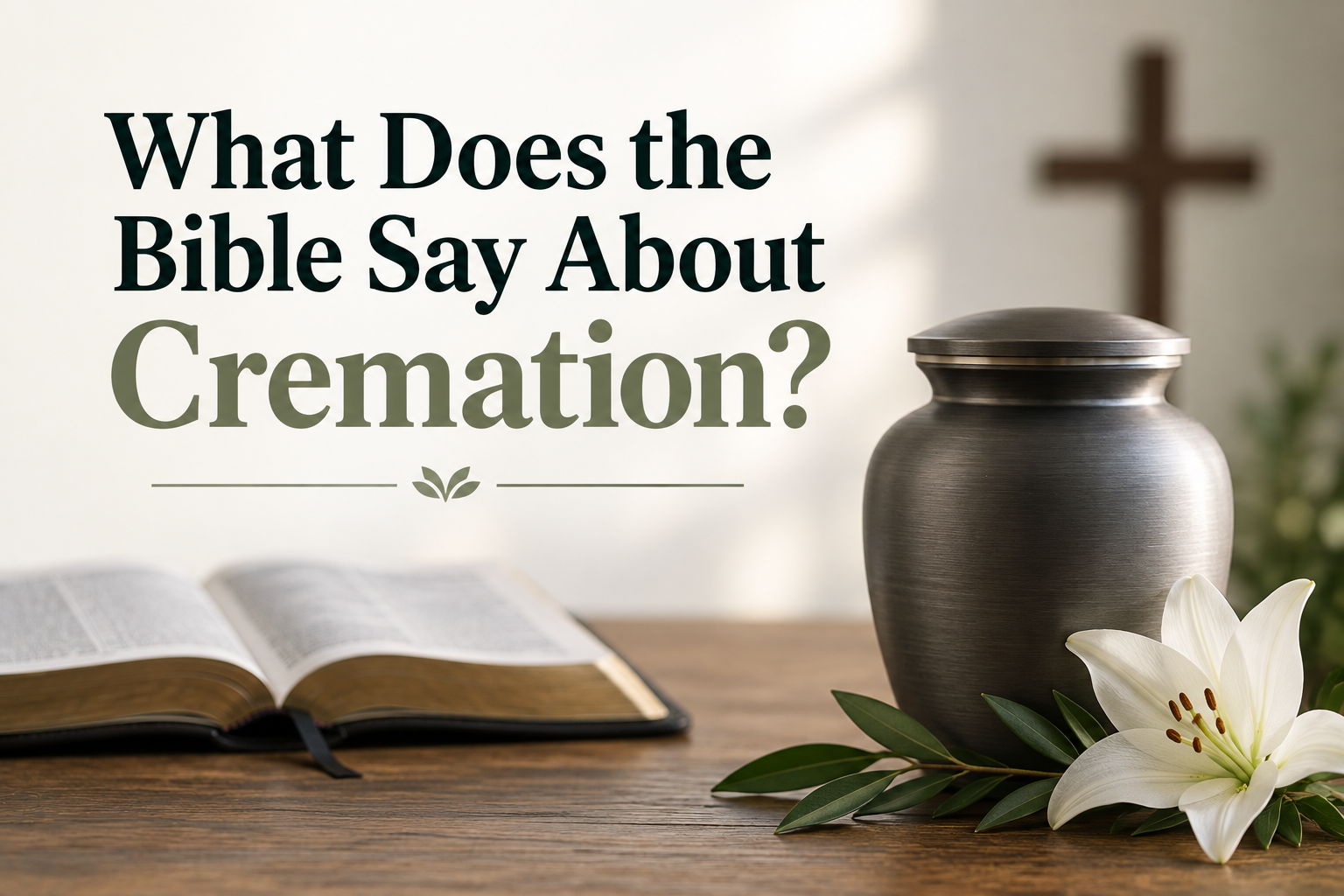 What Does the Bible Say About Cremation