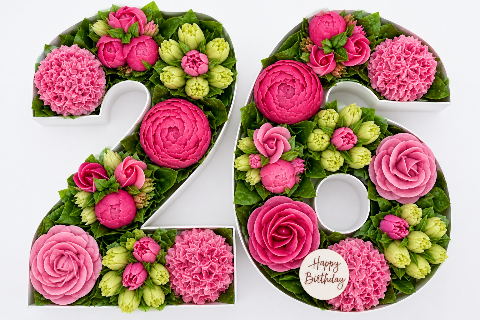 Double Digits Letter / Number Cupcake display