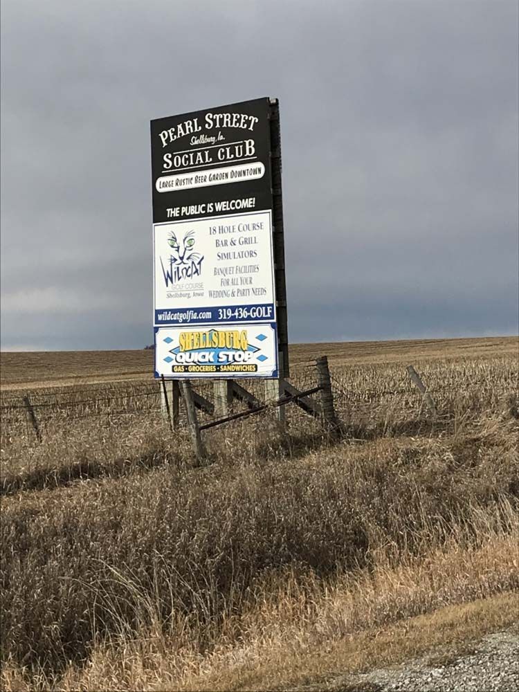 South of Shellsburg Billboard Design 1